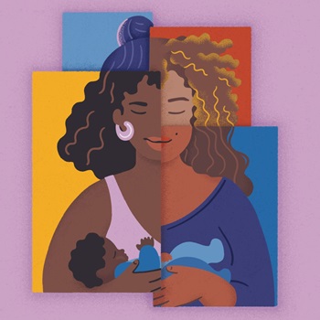 black maternal graphic